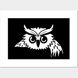 White Owl Posters and Art